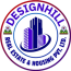 Designhill Real Estate & Housing Pvt. Ltd. official logo featuring a circular design with modern high-rise buildings.
